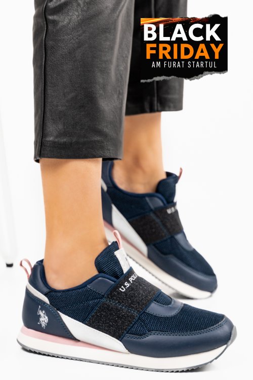 U.s. polo assn, pantofi sport dark navy nobiw003