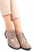 PANTOFI TAUPE PIELE NATURALA LACUITA 2S7712623NPK