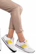 U.S. POLO ASSN, PANTOFI SPORT WHITE YELLOW NOBIW005