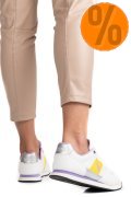 U.S. POLO ASSN, PANTOFI SPORT WHITE YELLOW NOBIW005