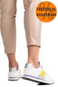 U.S. POLO ASSN, PANTOFI SPORT WHITE YELLOW NOBIW005