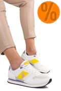 U.S. POLO ASSN, PANTOFI SPORT WHITE YELLOW NOBIW005