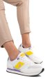 U.s. polo assn, pantofi sport white yellow nobiw005