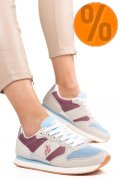 U.S. POLO ASSN, PANTOFI SPORT BLUE PINK NOBIW005