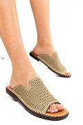 PAPUCI VERZI PIELE NATURALA 0S77301-2