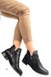 Ghete negre piele naturala 2s7721817np