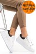 Pantofi sport alb negru piele naturala 2s7701684