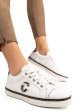 Pantofi sport albi piele naturala 1s7710281