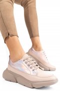 PANTOFI SPORT FEMEI PIELE NATURALA ROZ 2S7711608NP-HOR