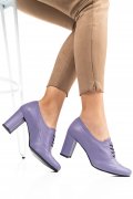 BOTINE DAMA PIELE NATURALA MOV 2S7753