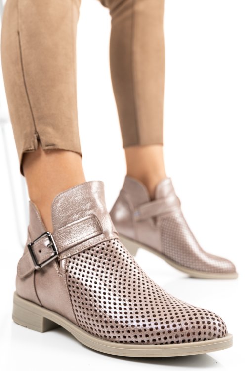 Ghete rose sidef piele naturala 2s7721817ast