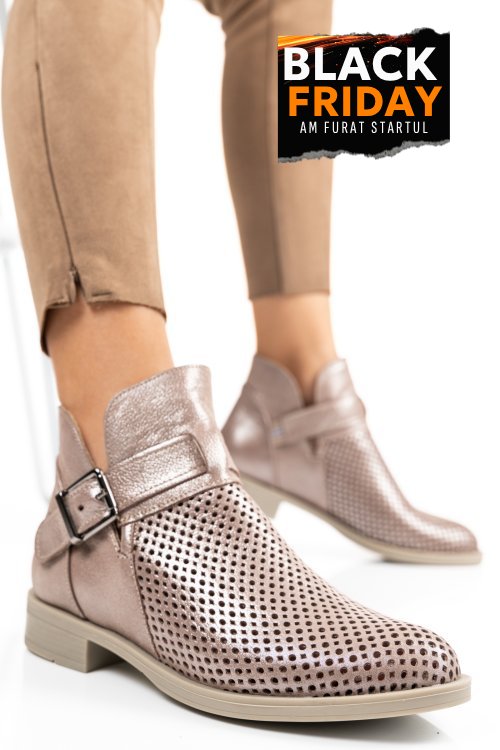 Ghete rose sidef piele naturala 2s7721817ast
