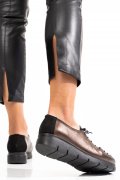 PANTOFI AURII PIELE NATURALA 2S77035