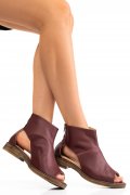 GHETE DAMA PIELE NATURALA BORDO 9S7701