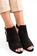 SANDALE DAMA PIELE NATURALA INTOARSA NEGRE 9S7706