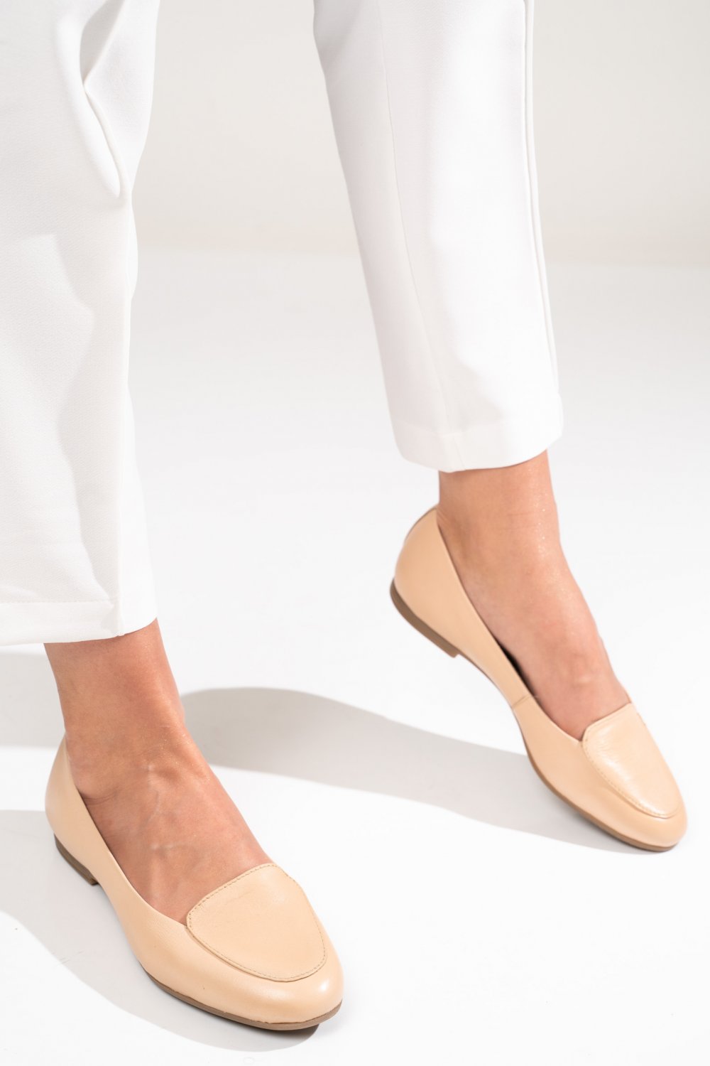 BALERINI BEJ PIELE NATURALA 92D302