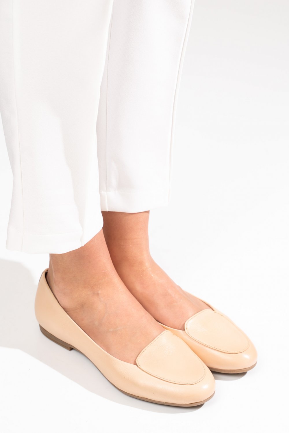 BALERINI BEJ PIELE NATURALA 92D302