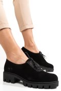 PANTOFI CASUAL DAMA PIELE NATURALA INTOARSA NEGRI 2S77002L
