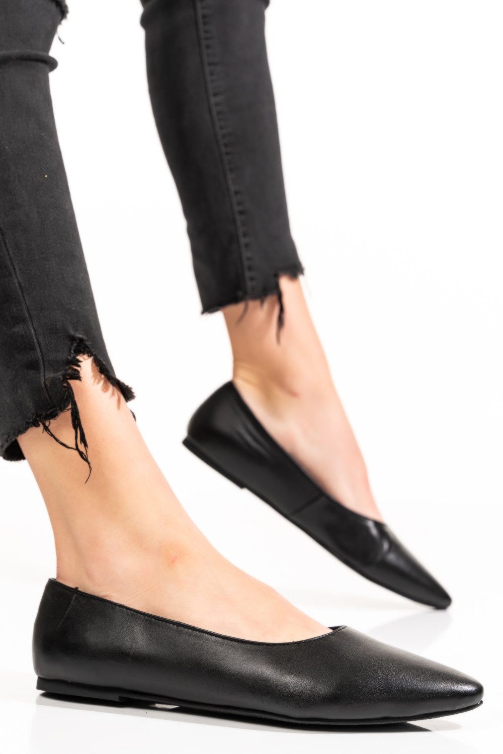 BALERINI NEGRI PIELE NATURALA 9S77236
