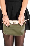 GEANTA VERDE INCHIS PIELE NATURALA GEN002