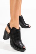 BOTINE FEMEI PIELE NATURALA NEGRE 5S77265