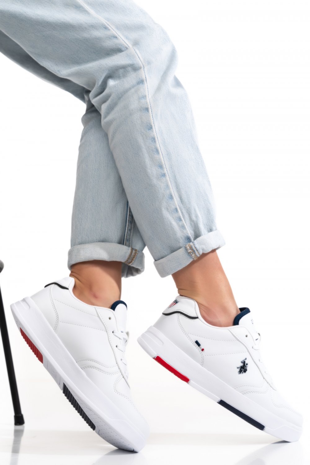 U.S. POLO ASSN, PANTOFI SPORT WHITE ANDREI