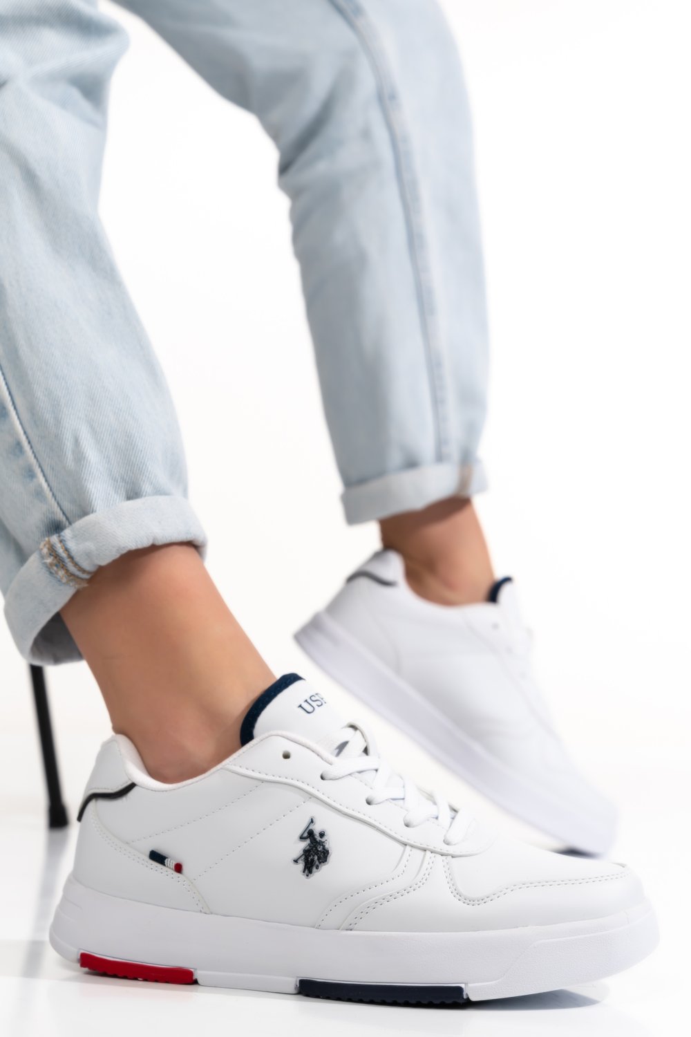 U.S. POLO ASSN, PANTOFI SPORT WHITE ANDREI