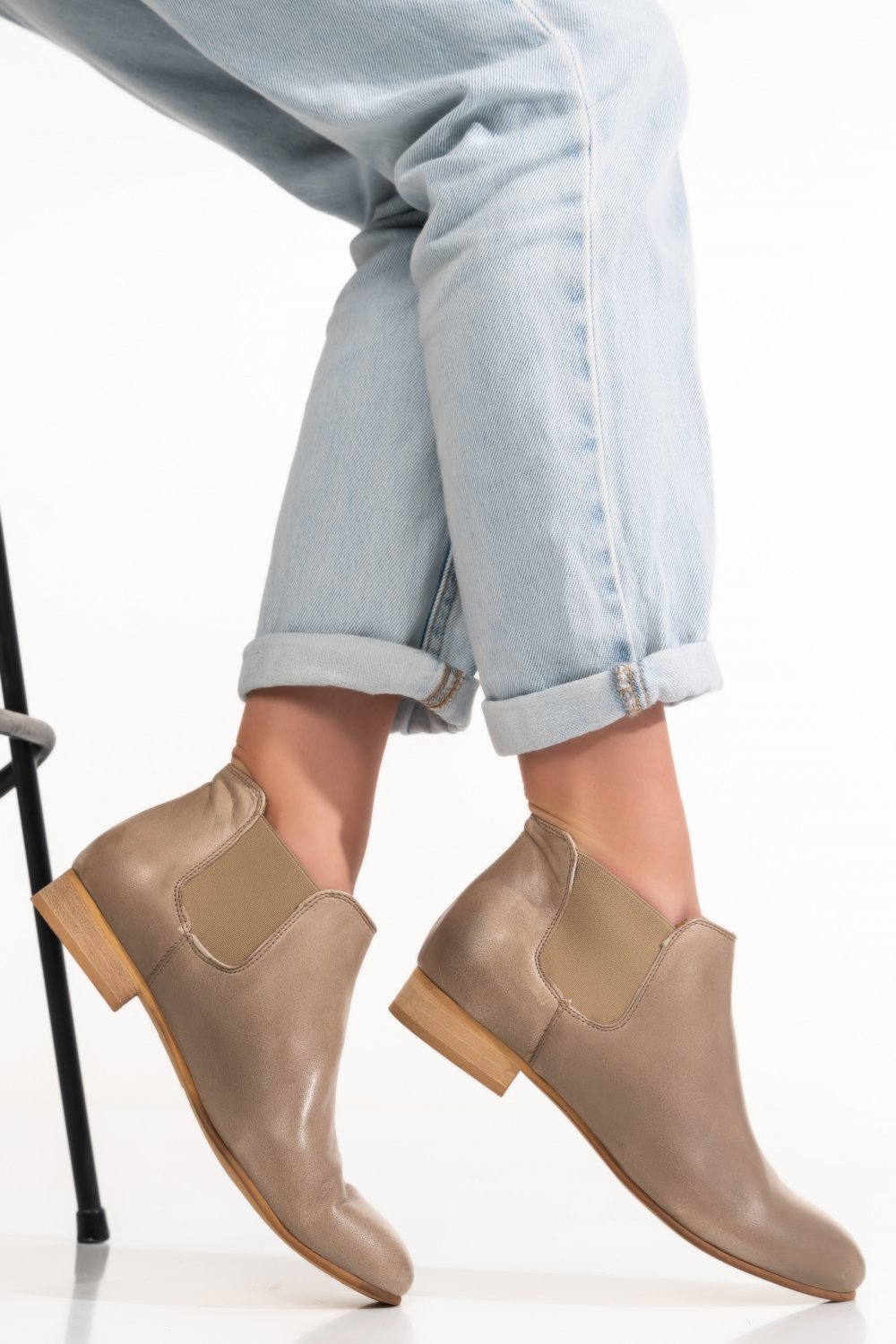 GHETE DAMA PIELE NATURALA TAUPE 1S77962021