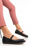 ESPADRILE NEGRE PIELE NATURALA MS779