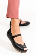ESPADRILE NEGRE PIELE NATURALA MS779