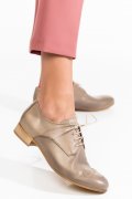 PANTOFI BEJ PIELE NATURALA 9S77307