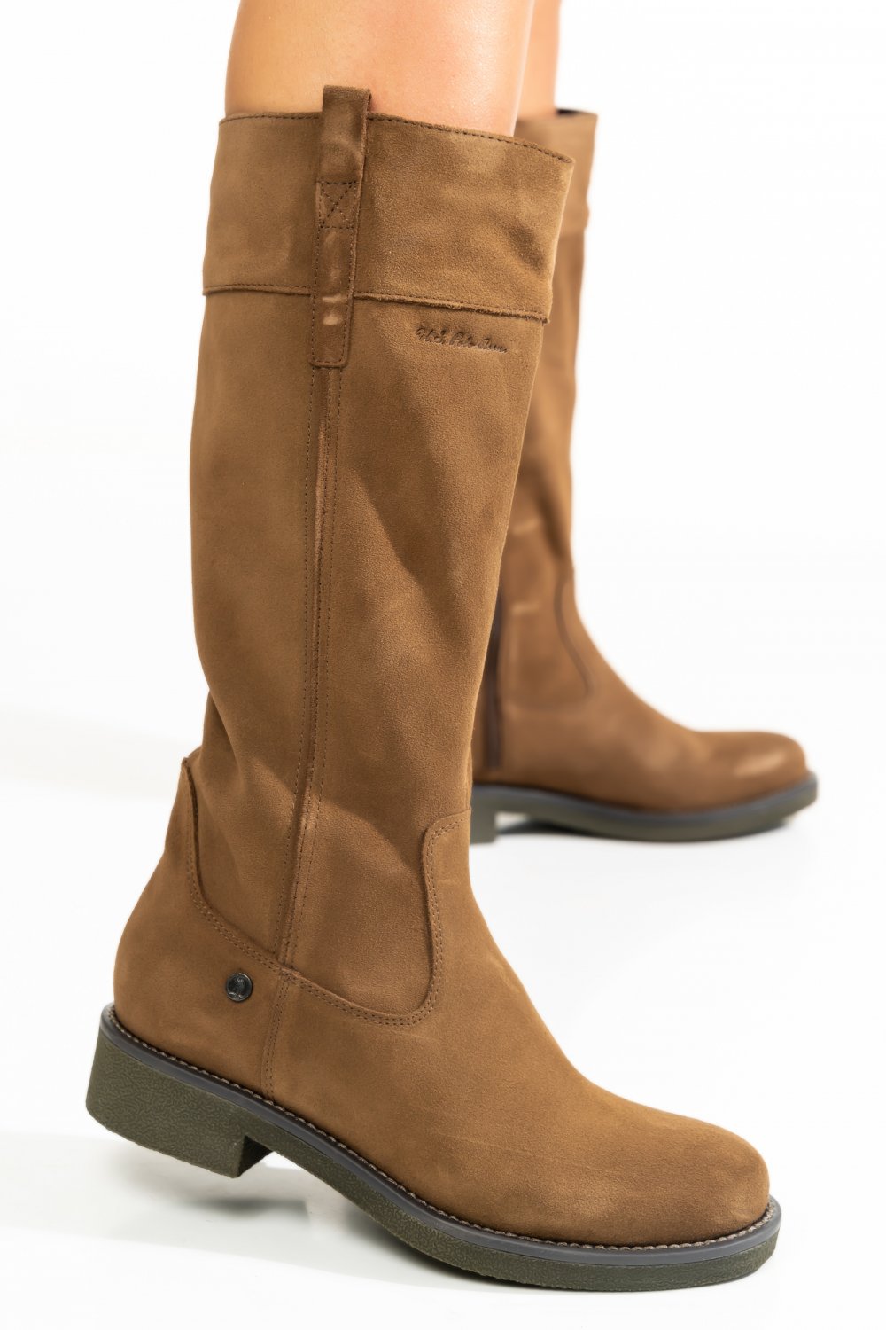U.S. POLO ASSN, CIZME BROWN SUEDE WINCHESTER