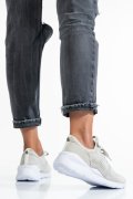 U.S. POLO ASSN, PANTOFI SPORT WHITE SUEDE WALES