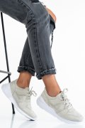 U.S. POLO ASSN, PANTOFI SPORT WHITE SUEDE WALES