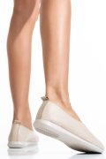 ESPADRILE BEJ PIELE NATURALA 2S77107