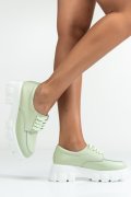 PANTOFI SPORT VERZI PIELE NATURALA ABLW383