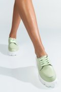 PANTOFI SPORT VERZI PIELE NATURALA ABLW383