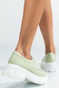 PANTOFI SPORT VERZI PIELE NATURALA ABLW383