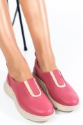 PANTOFI CASUAL DAMA PIELE NATURALA ROZ 2002L