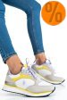 U.s. polo assn, pantofi sport white yellow  fey005