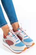 U.S. POLO ASSN, PANTOFI SPORT LIGHT BLUE PINK FEY005