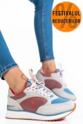 U.S. POLO ASSN, PANTOFI SPORT LIGHT BLUE PINK FEY005