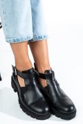 GHETE NEGRE PIELE NATURALA SOFIANA