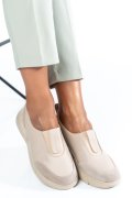 PANTOFI CREM PIELE NATURALA INTOARSA 2S77022