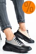 PANTOFI SPORT NEGRI PIELE NATURALA 2S7711608NP-HOR