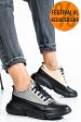 Pantofi sport negri piele naturala 2s7711608np-hor