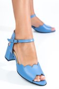 SANDALE ALBASTRE PIELE NATURALA 1S77582