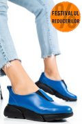 PANTOFI SPORT FEMEI PIELE NATURALA BLEUMARIN 2002L