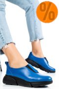 PANTOFI SPORT FEMEI PIELE NATURALA BLEUMARIN 2002L