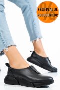 PANTOFI SPORT FEMEI PIELE NATURALA NEGRI 2002L